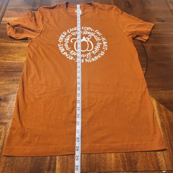Women's Fall Theme Pumpkin Shirt Size Medium - Picture 3 of 8